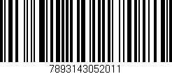 Código de barras (EAN, GTIN, SKU, ISBN): '7893143052011'