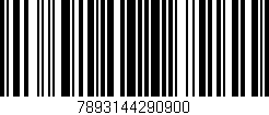 Código de barras (EAN, GTIN, SKU, ISBN): '7893144290900'