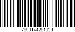 Código de barras (EAN, GTIN, SKU, ISBN): '7893144291020'