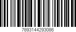 Código de barras (EAN, GTIN, SKU, ISBN): '7893144293086'