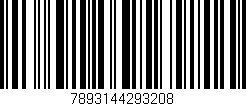 Código de barras (EAN, GTIN, SKU, ISBN): '7893144293208'