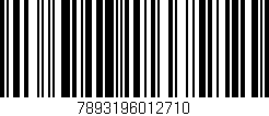 Código de barras (EAN, GTIN, SKU, ISBN): '7893196012710'