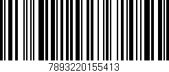 Código de barras (EAN, GTIN, SKU, ISBN): '7893220155413'