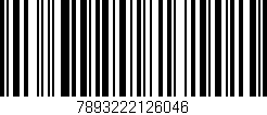 Código de barras (EAN, GTIN, SKU, ISBN): '7893222126046'