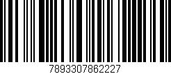Código de barras (EAN, GTIN, SKU, ISBN): '7893307862227'
