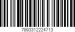 Código de barras (EAN, GTIN, SKU, ISBN): '7893312224713'