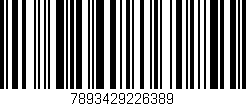 Código de barras (EAN, GTIN, SKU, ISBN): '7893429226389'