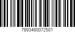Código de barras (EAN, GTIN, SKU, ISBN): '7893460072501'