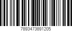 Código de barras (EAN, GTIN, SKU, ISBN): '7893473891205'