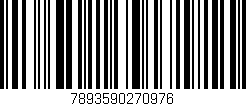 Código de barras (EAN, GTIN, SKU, ISBN): '7893590270976'