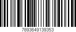 Código de barras (EAN, GTIN, SKU, ISBN): '7893649139353'