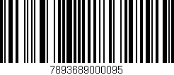 Código de barras (EAN, GTIN, SKU, ISBN): '7893689000095'