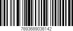 Código de barras (EAN, GTIN, SKU, ISBN): '7893689038142'