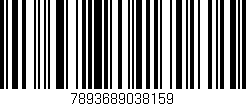 Código de barras (EAN, GTIN, SKU, ISBN): '7893689038159'