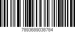 Código de barras (EAN, GTIN, SKU, ISBN): '7893689038784'