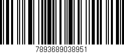 Código de barras (EAN, GTIN, SKU, ISBN): '7893689038951'