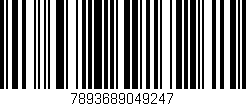 Código de barras (EAN, GTIN, SKU, ISBN): '7893689049247'