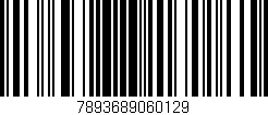 Código de barras (EAN, GTIN, SKU, ISBN): '7893689060129'