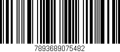 Código de barras (EAN, GTIN, SKU, ISBN): '7893689075482'