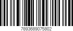 Código de barras (EAN, GTIN, SKU, ISBN): '7893689075802'