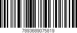 Código de barras (EAN, GTIN, SKU, ISBN): '7893689075819'