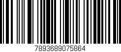 Código de barras (EAN, GTIN, SKU, ISBN): '7893689075864'