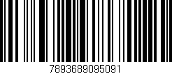 Código de barras (EAN, GTIN, SKU, ISBN): '7893689095091'