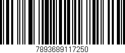 Código de barras (EAN, GTIN, SKU, ISBN): '7893689117250'