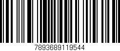 Código de barras (EAN, GTIN, SKU, ISBN): '7893689119544'