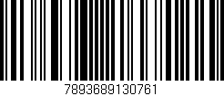 Código de barras (EAN, GTIN, SKU, ISBN): '7893689130761'