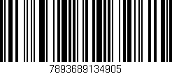 Código de barras (EAN, GTIN, SKU, ISBN): '7893689134905'