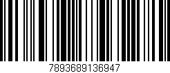 Código de barras (EAN, GTIN, SKU, ISBN): '7893689136947'