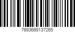 Código de barras (EAN, GTIN, SKU, ISBN): '7893689137265'