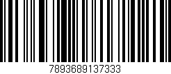 Código de barras (EAN, GTIN, SKU, ISBN): '7893689137333'