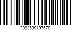 Código de barras (EAN, GTIN, SKU, ISBN): '7893689137678'