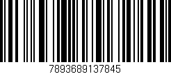 Código de barras (EAN, GTIN, SKU, ISBN): '7893689137845'