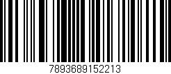 Código de barras (EAN, GTIN, SKU, ISBN): '7893689152213'