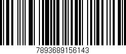 Código de barras (EAN, GTIN, SKU, ISBN): '7893689156143'