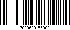 Código de barras (EAN, GTIN, SKU, ISBN): '7893689156303'