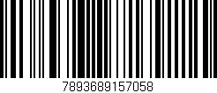 Código de barras (EAN, GTIN, SKU, ISBN): '7893689157058'