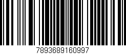 Código de barras (EAN, GTIN, SKU, ISBN): '7893689160997'