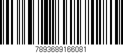 Código de barras (EAN, GTIN, SKU, ISBN): '7893689166081'