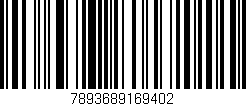 Código de barras (EAN, GTIN, SKU, ISBN): '7893689169402'