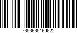 Código de barras (EAN, GTIN, SKU, ISBN): '7893689169822'