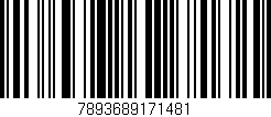 Código de barras (EAN, GTIN, SKU, ISBN): '7893689171481'