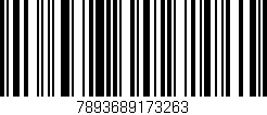 Código de barras (EAN, GTIN, SKU, ISBN): '7893689173263'