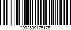 Código de barras (EAN, GTIN, SKU, ISBN): '7893689175175'