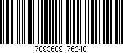 Código de barras (EAN, GTIN, SKU, ISBN): '7893689176240'