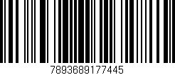 Código de barras (EAN, GTIN, SKU, ISBN): '7893689177445'