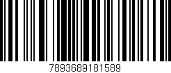 Código de barras (EAN, GTIN, SKU, ISBN): '7893689181589'